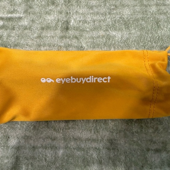 EyeBuyDirect Blue light Glasses + yellow Pouch - Picture 5 of 5